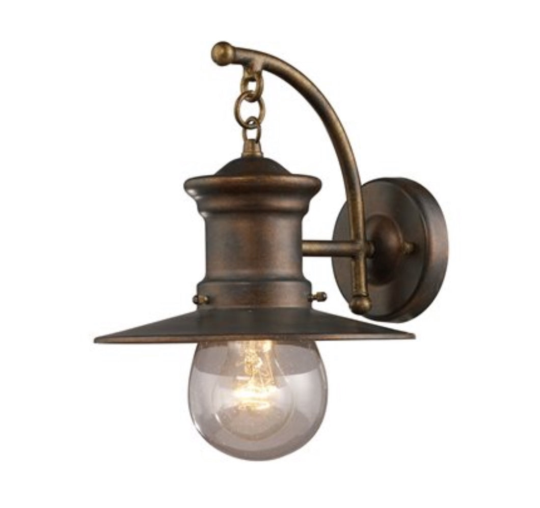 1-LIGHT OUTDOOR WALL LAMP IN HAZELNUT BRONZE