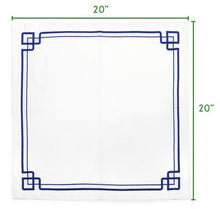 Load image into Gallery viewer, JAYES STUDIO GARDEN PARTY NAPKINS (4PK) blue