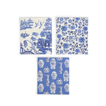 Load image into Gallery viewer, Two&#39;s Company Blue Willow Multipurpose Kitchen Cloth Set of 3
