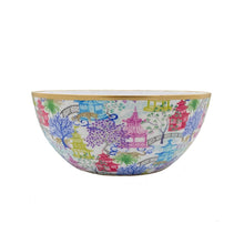 Load image into Gallery viewer, JAYE'S STUDIO GARDEN PARTY ENAMELED BOWL - LARGE