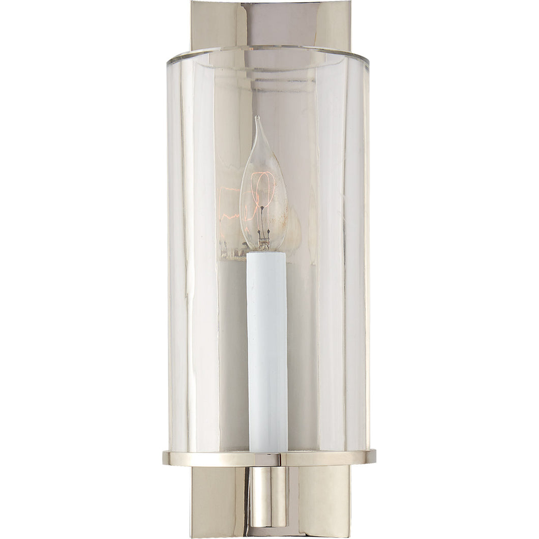 Polished Nickel Single Sconce Wall Light