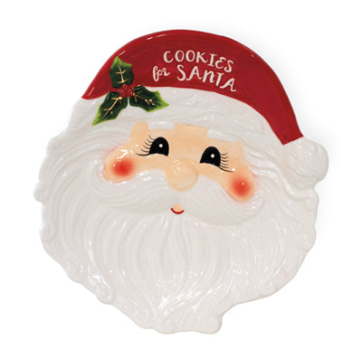 Santa Cookie Plate