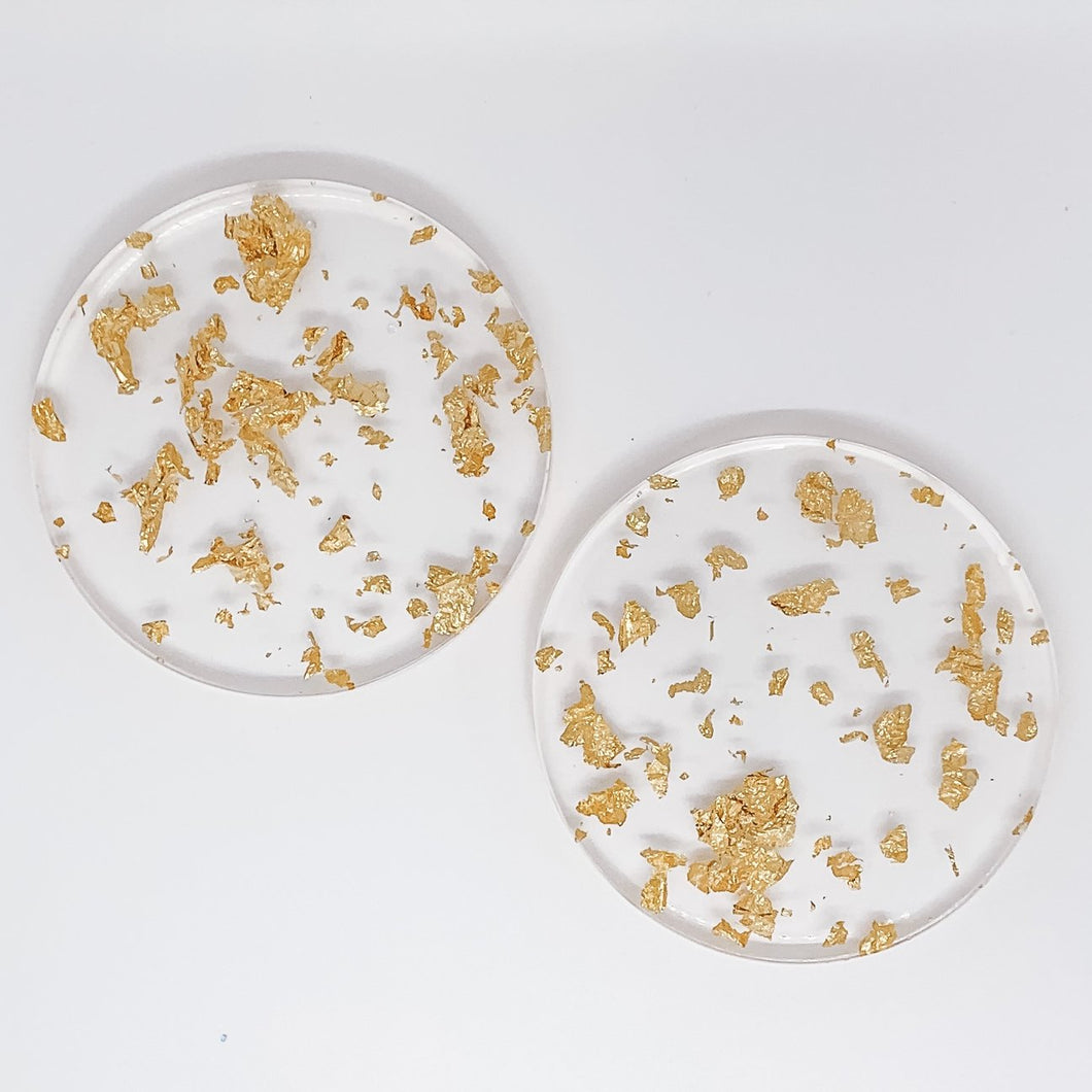 Gold Flake Coasters