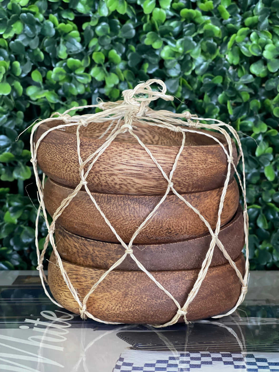 Set of 4 Wooden Coasters