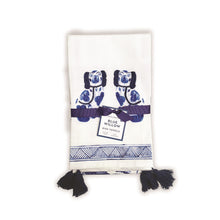 Load image into Gallery viewer, TWO'S COMPANY 2 Chic Blue Willow Dish Towels with embroidery
