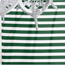 Load image into Gallery viewer, Green and White Stripes Mat
