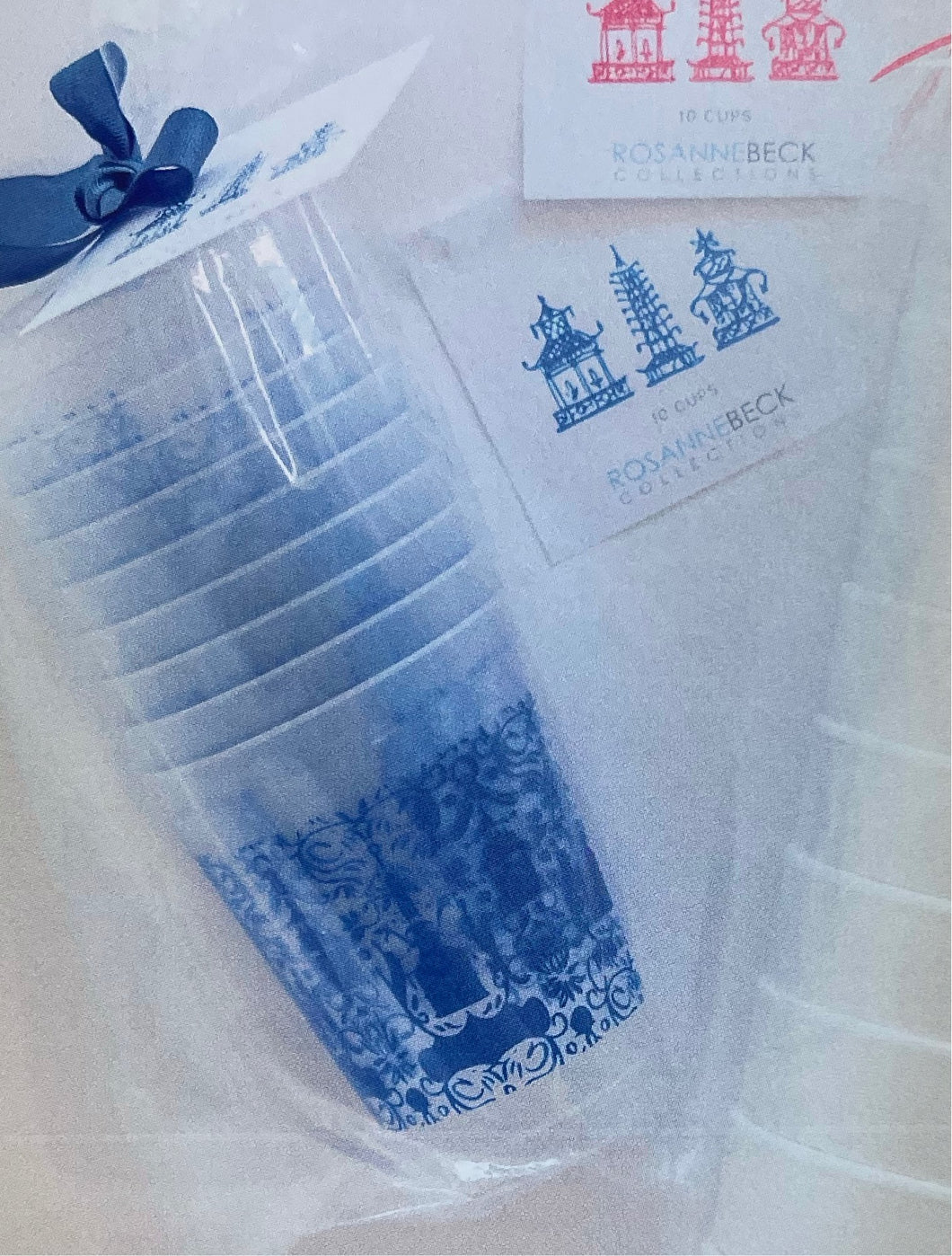 Roseanne Beck Shatterproof Chinoiserie Cups