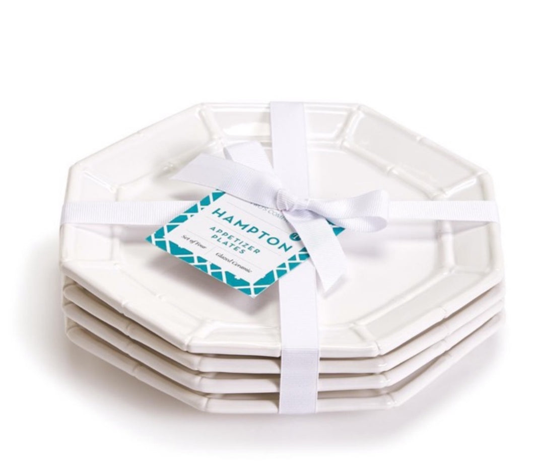 TWO'S COMPANY Hampton Dessert Plates