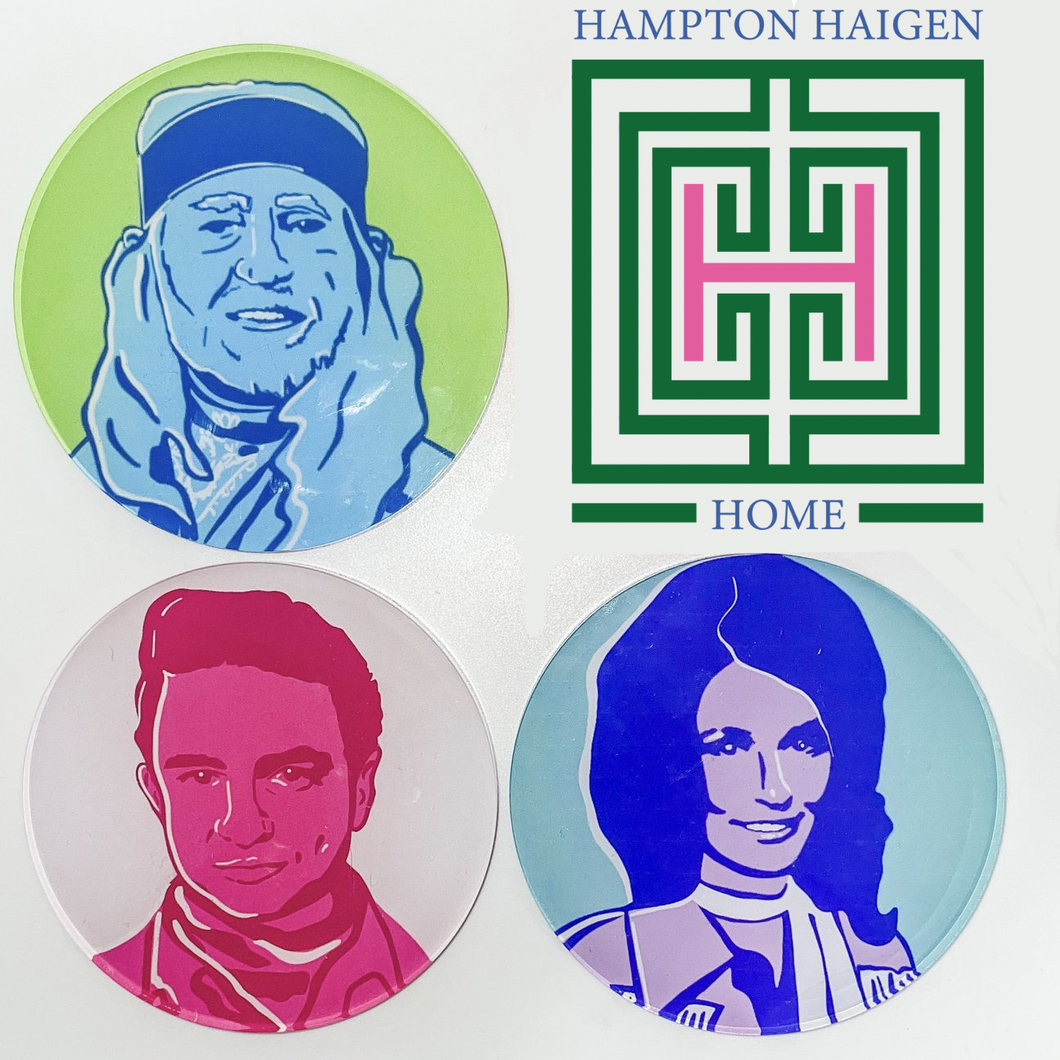 TART BY TAYLOR Country Artists Coasters