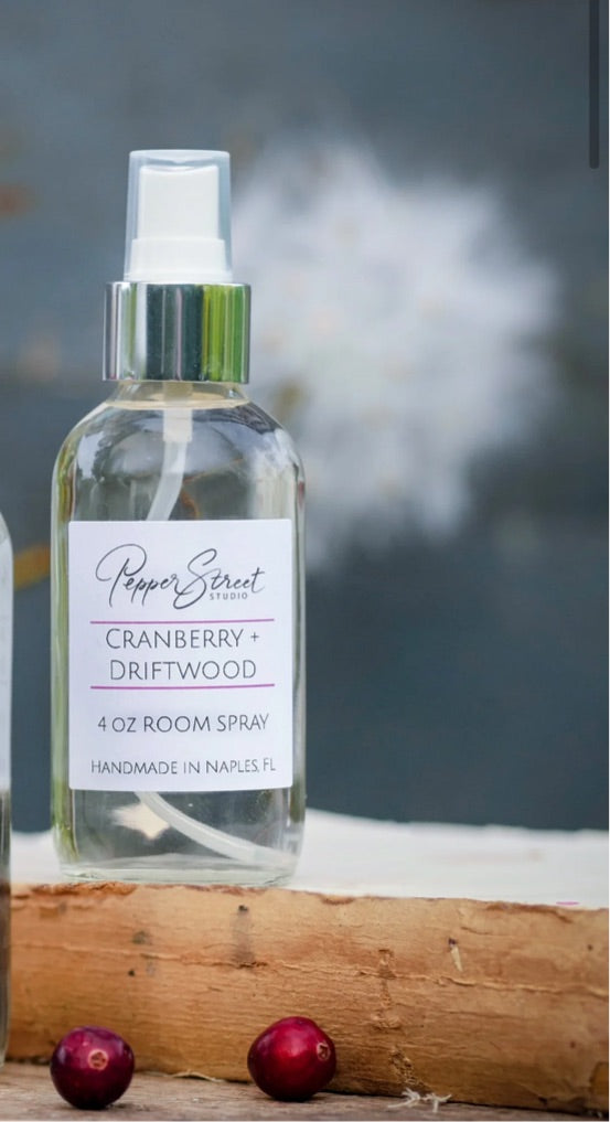 Cranberry + Driftwood Room Spray