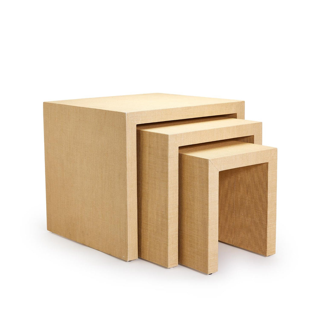 Two's Company Cane Nesting Tables