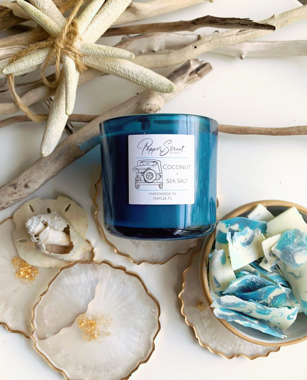 Coconut + Sea Salt Soy Candle