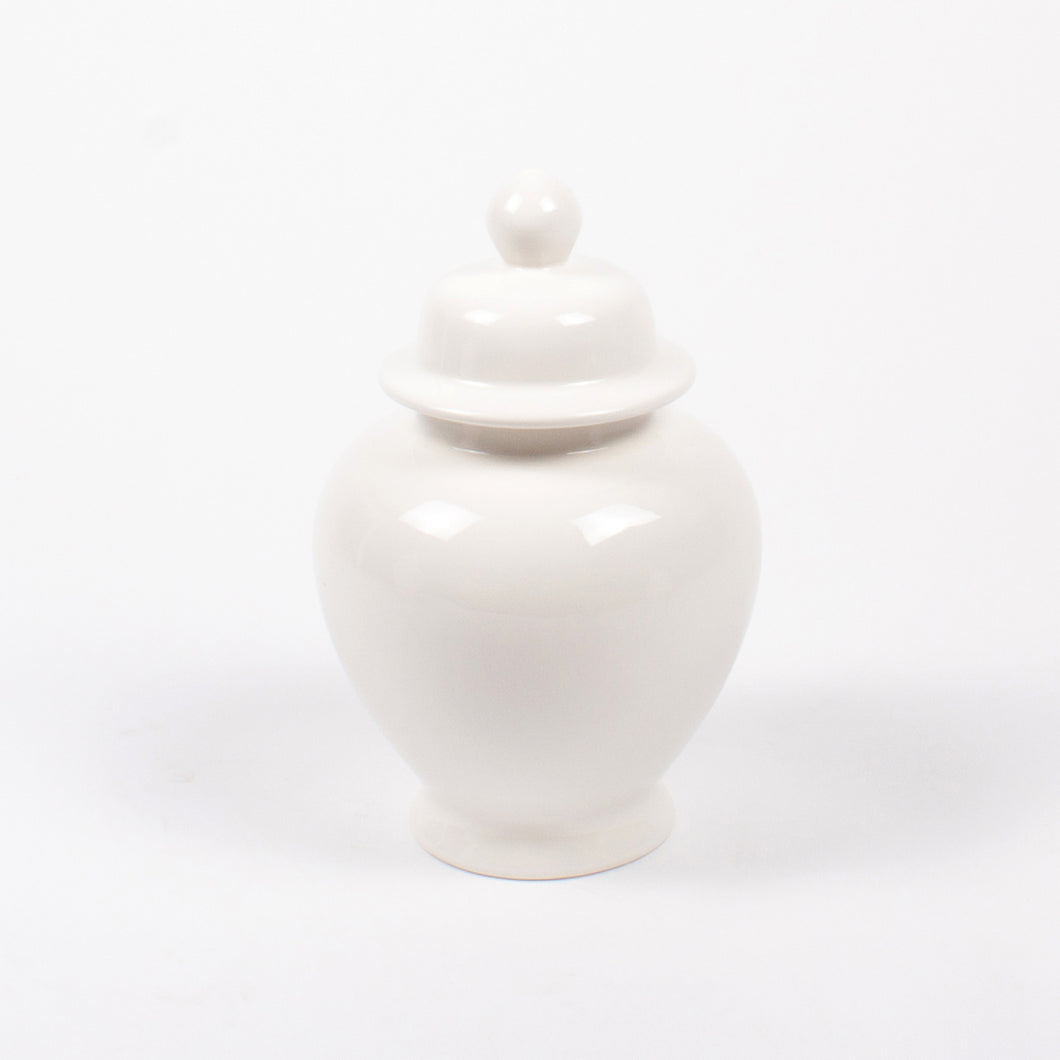White Ginger Jar - Large