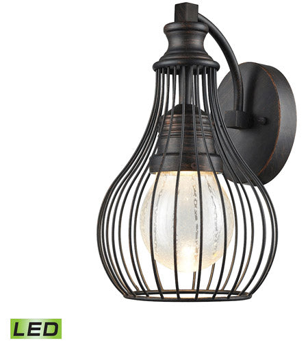 Weathered Charcoal Outdoor Sconce